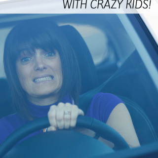 Tips to Avoid Distracted Driving - with Crazy Kids - at B-Inspired Mama