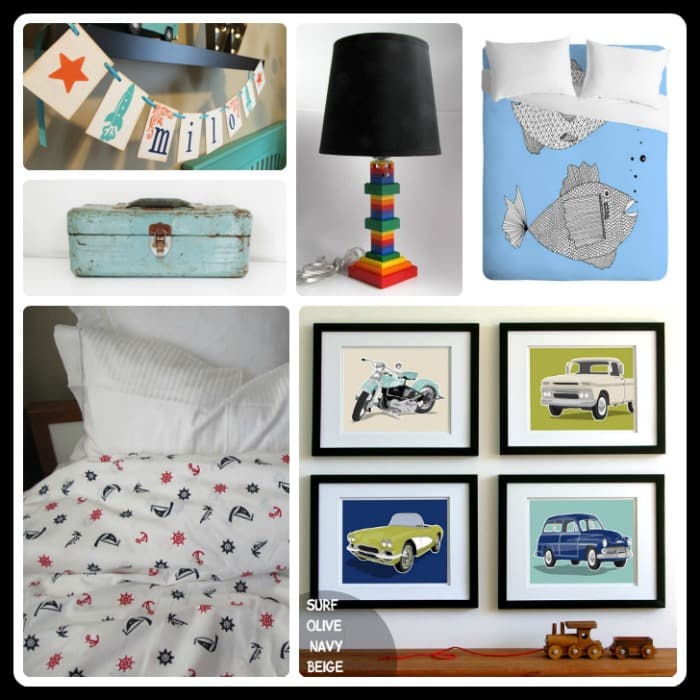 14 Fun Finds - Cool Boys Room Ideas on Fun Finds Friday -  B-Inspired Mama