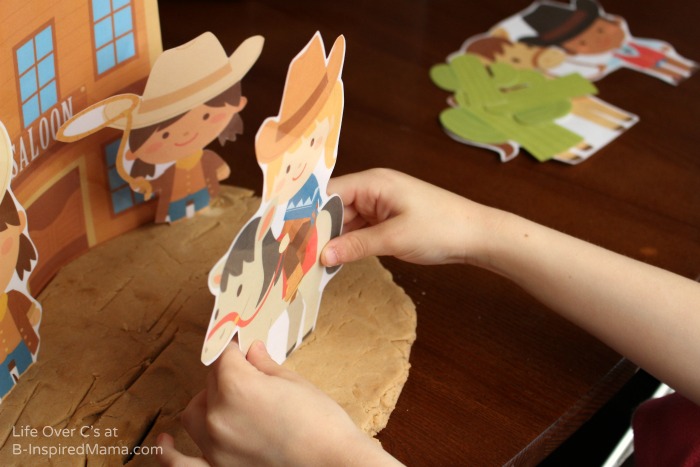 Kids Play - Wild West Playdough Fun with Playdough Printables at B-Inspired Mama
