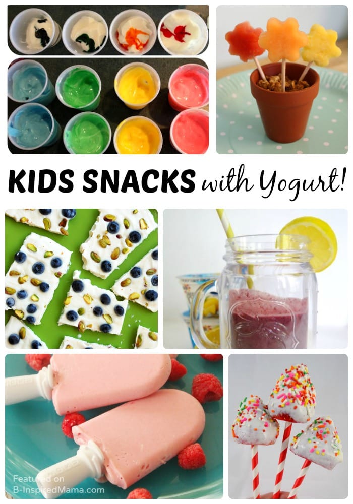 10 Fun Kids Snacks with Yogurt - Sponsored by Yoplait at Walmart - B-Inspired Mama