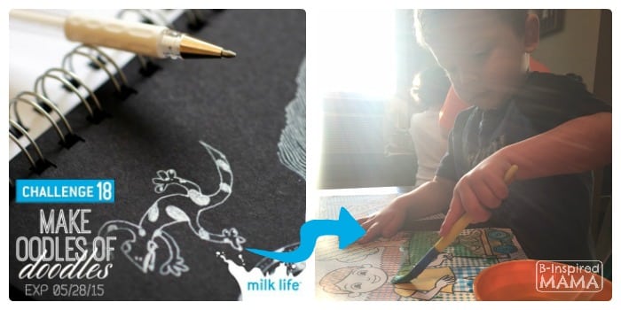How to #MilkLife and Connect with Your Kids - Connecting through Creating - at B-Inspired Mama