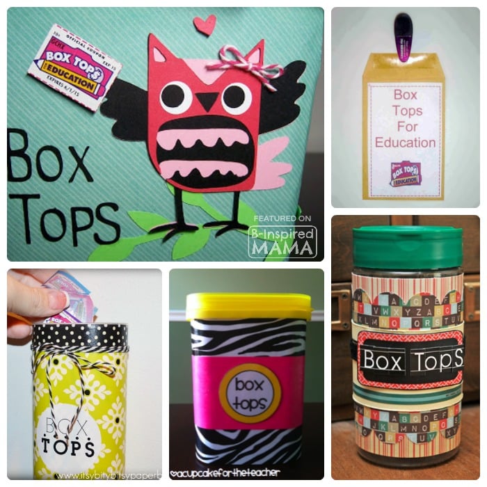 10 Creative Box Tops Storage Ideas - Sponsored by General Mills at B-Inspired Mama