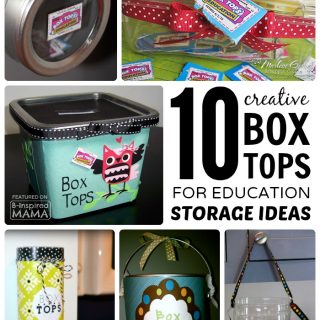 10 Creative Box Tops Storage Ideas at B-Inspired Mama