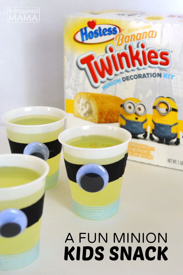 A Fun Kids Snack Full of Minions - at B-Inspired Mama