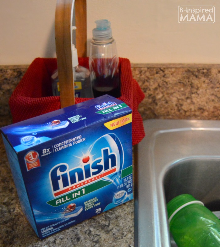 Using Finish + 6 Kitchen Chores for Kids at B-Inspired Mama