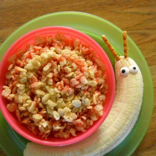 A Silly Cereal Snail to Make Breakfast Fun for the Kids