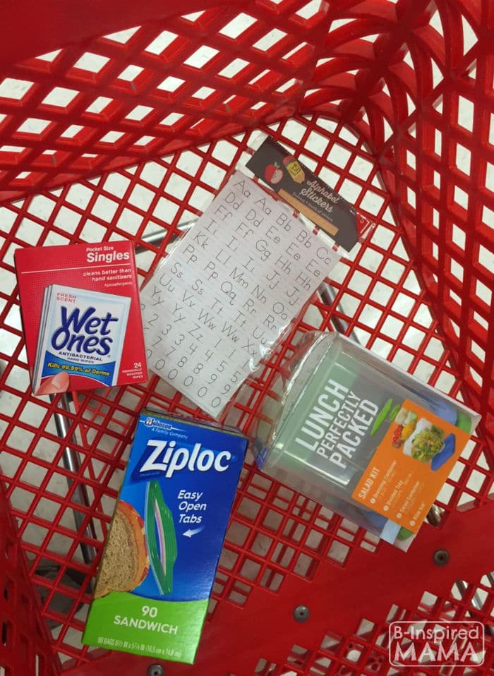 Filling Up our Cart at Target + Our Lunch Box Station Essentials at B-Inspired Mama