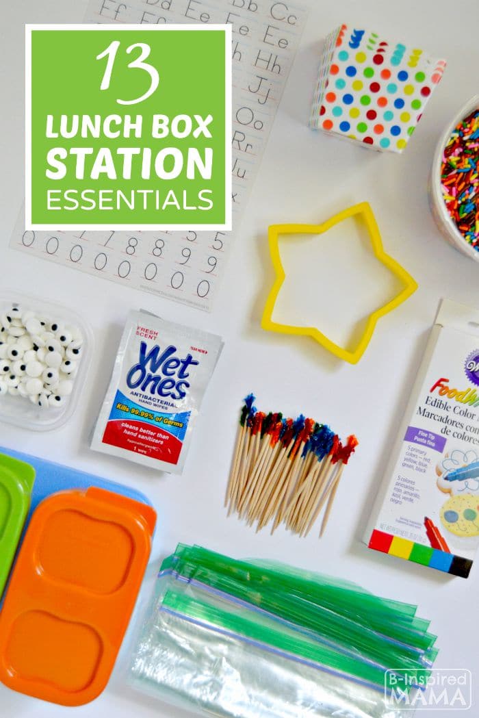 Our 13 Lunch Box Station Essentials - at B-Inspired Mama
