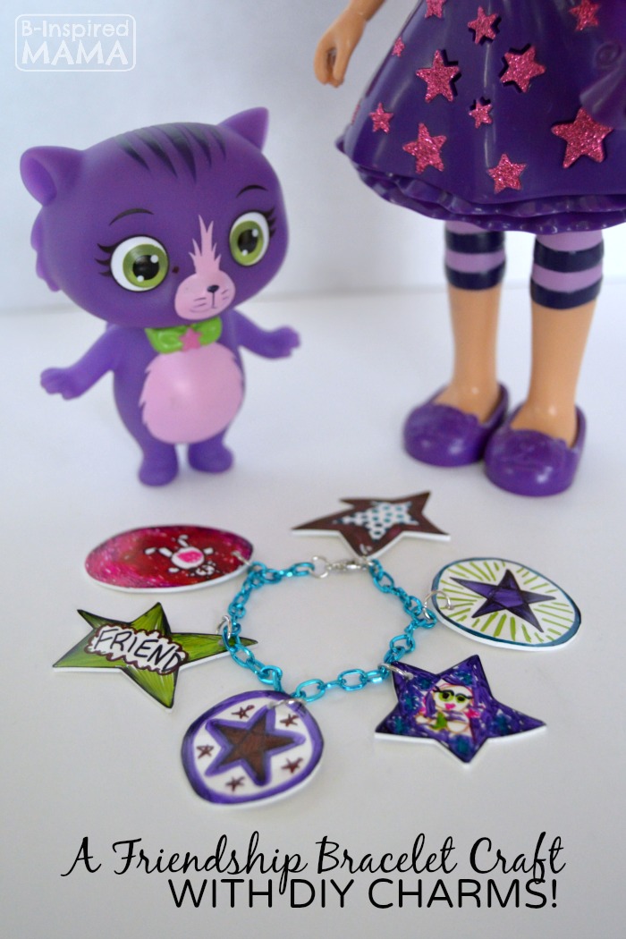 Kids Friendship Charm Bracelet Craft - With Special DIY Charms - at B-Inspired Mama
