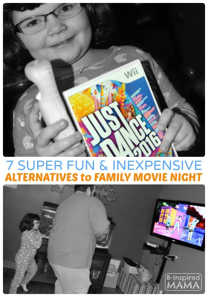 7 Super Fun Alternatives to Family Movie Night - Perfect for the Holiday Season - at B-Inspired Mama