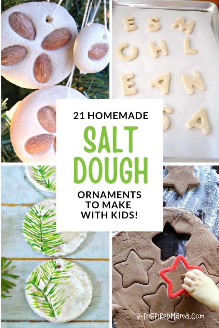 21 Homemade Salt Dough Ornaments for Kids