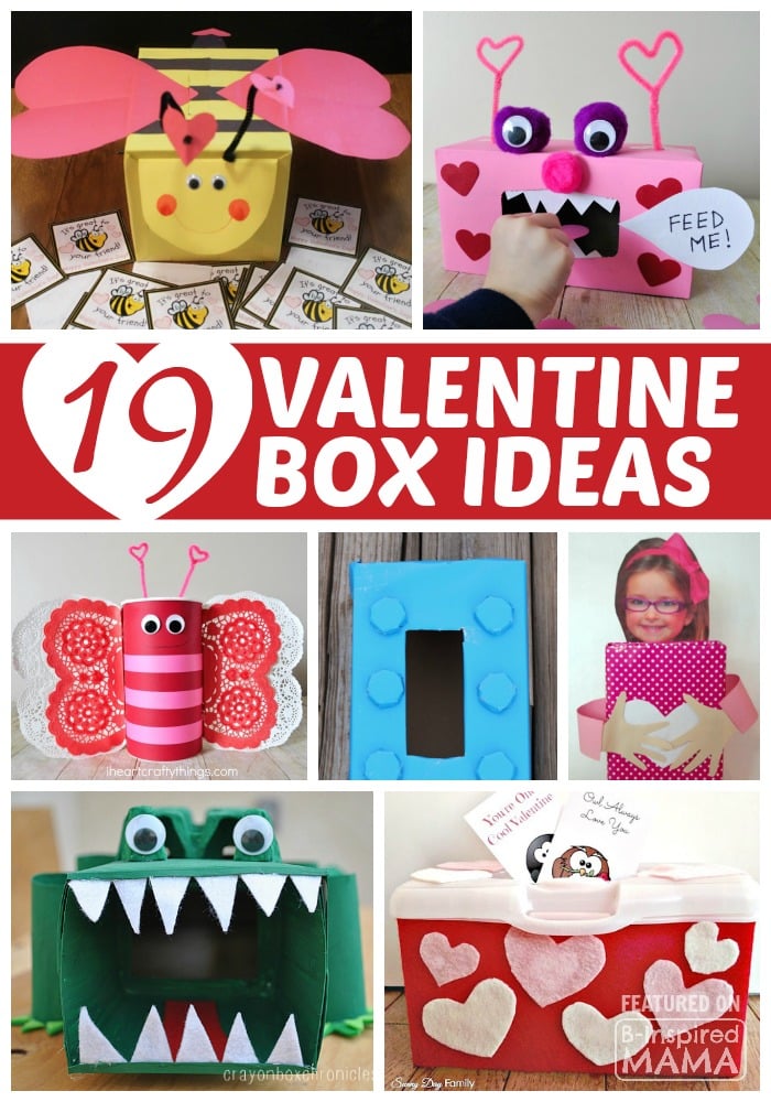 19 Clever and Creative Valentine Box Ideas for Kids - at B-Inspired Mama