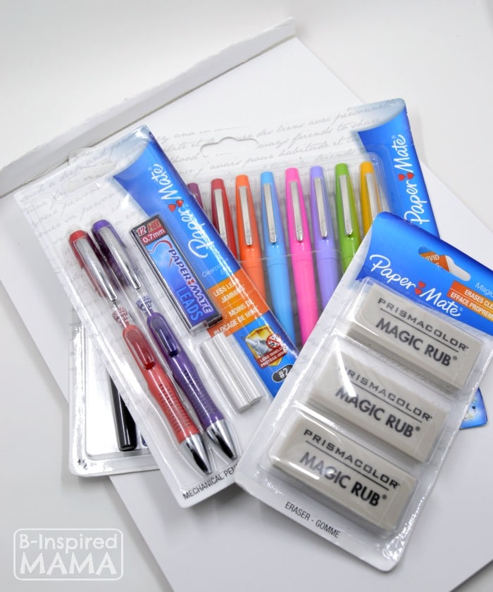 Stocking Up on PaperMate School Supplies from Staples + A Free Printable Note to Teacher from B-Inspired Mama