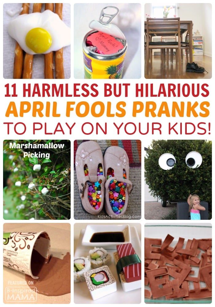 Kid-Friendly April Fools Day Fun: 11 Funny Pranks to Play ON Your Kids!