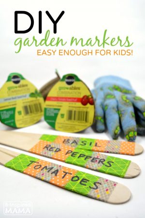 DIY Garden Markers - Easy Enough for the Kids to Make