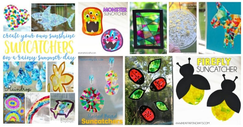 20 Suncatcher Craft Ideas for Kids - Bring Sun to a Rainy Day