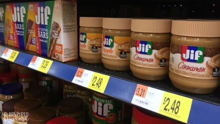 Jif Bars and Jif Flavored Spreads at Walmart + Perfect for this Frozen Waffle Topping Buffet - A Fun and Easy Breakfast for Kids - at B-Inspired Mama