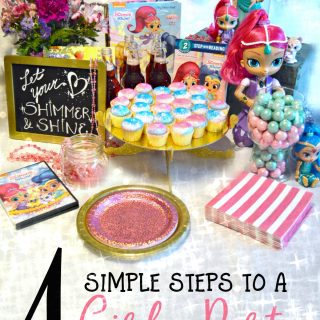 4 Simple Steps to a Girly Party your Daughter will Adore - at B-Inspired Mama