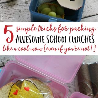 5 Super Simple Tricks for Packing School Lunches like a Cool Mom - Even if You're Not - B-Inspired Mama
