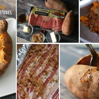 Maple Bacon Sweet Potato Recipe - Perfect for an Autumn Dinner - at B-Inspired Mama