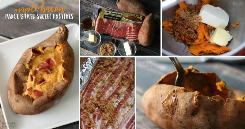 Maple Bacon Sweet Potato Recipe - Perfect for an Autumn Dinner - at B-Inspired Mama