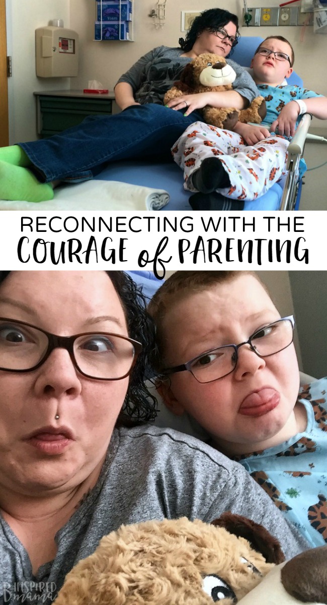 Reconnecting with the Courage of Parenting - at B-Inspired Mama