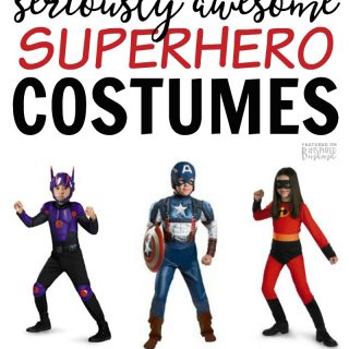 Seriously Awesome Superhero Costumes for Kids this Halloween - from classic capes to your kids favorite characters - at B-Inspired Mama