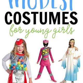 Modest Girl Halloween Costumes - to keep our little girls little as long as we can - at B-Inspired Mama
