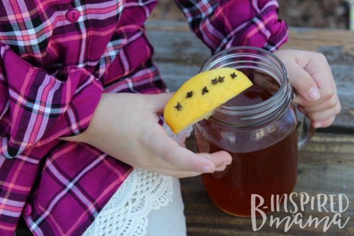A super easy and delicious Autumn Apple Tea Recipe - perfect for the kids to help cook in the kitchen!