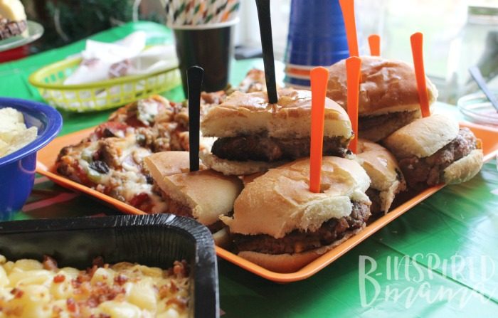 Serve finger food for easy football party food!