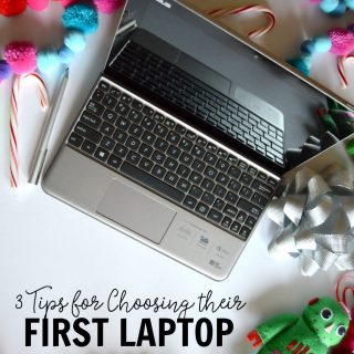 3 Tips for Choosing your Child's First Laptop - The perfect Christmas gift for kids - at B-Inspired Mama