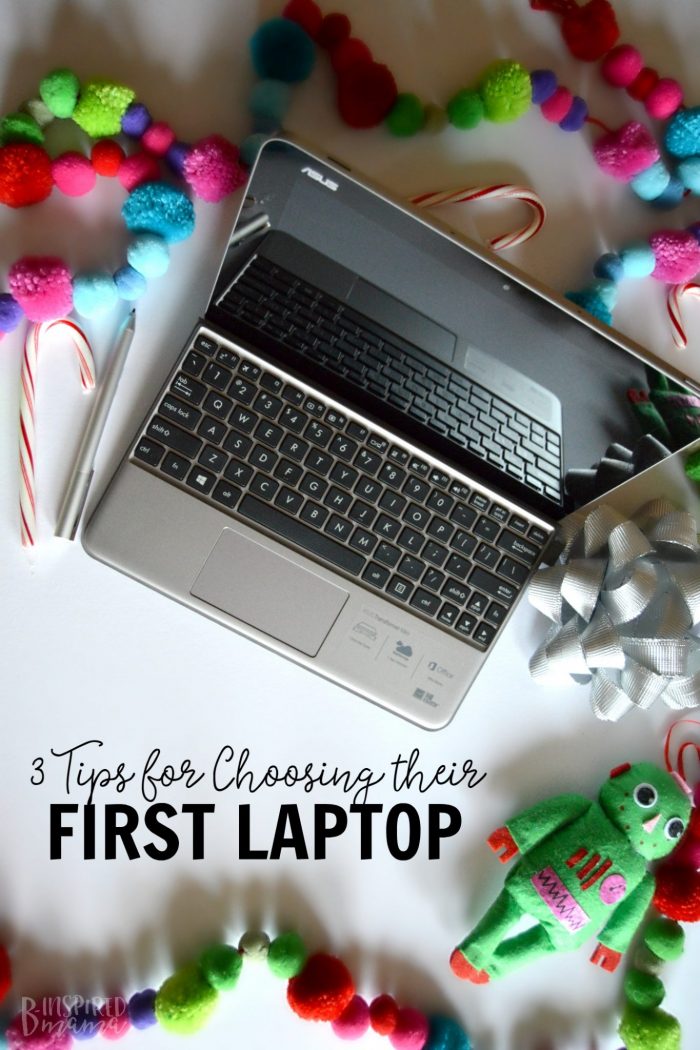 3 Tips for Choosing your Child's First Laptop - The perfect Christmas gift for kids - at B-Inspired Mama