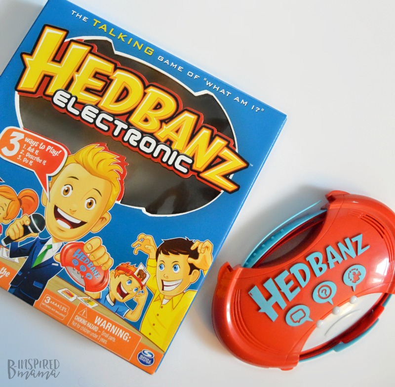 A Fun Family Game Night - Made Easy with Hedbanz Electronic - at B-Inspired Mama