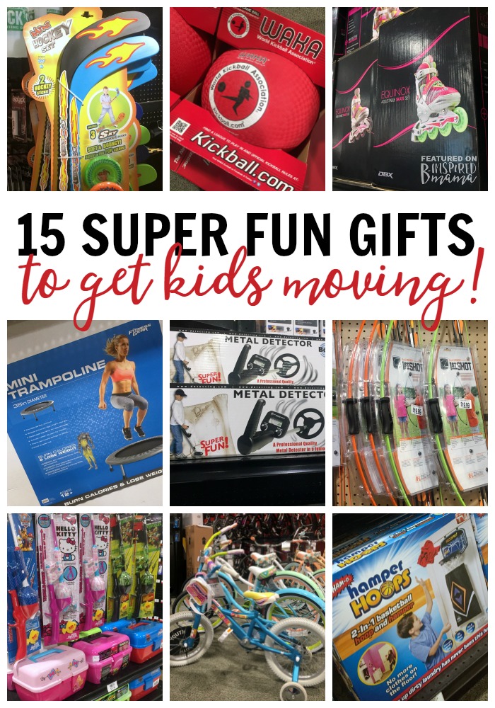 15 Super Cool Gifts to Get Kids Moving - Perfect Christmas gift ideas for athletic kids or those who need to get more active! - A 2016 Holiday Gift Guide from B-Inspired Mama