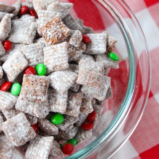 A super easy Christmas Muddy Buddies Recipe - Your Kids Will Remember Forever - at B-Inspired Mama