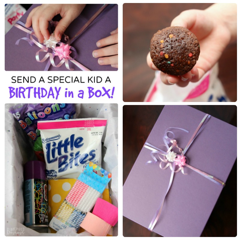 Send a fun Birthday in a Box - Perfect for that special child you can't see on her Birthday