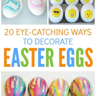 20 Eye-Catching Ways to Decorate Easter Eggs - Awesome egg decorating ideas to make Easter more fun and creative - at B-Inspired Mama