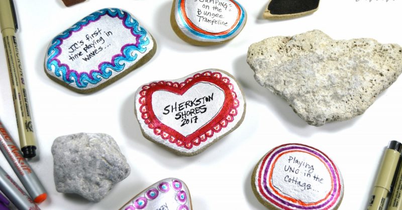 DIY Painted Stones to Preserve Family Vacation Memories