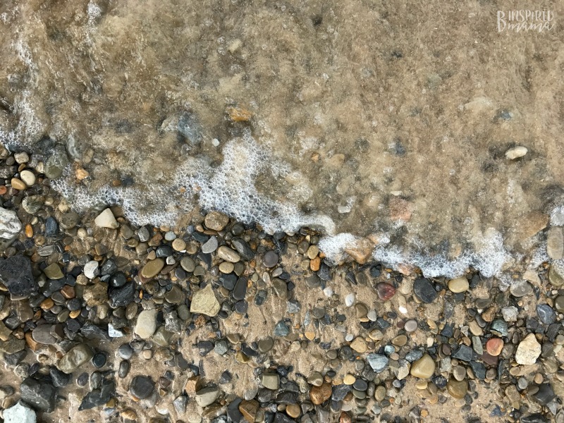 Finding stones along Lake Erie