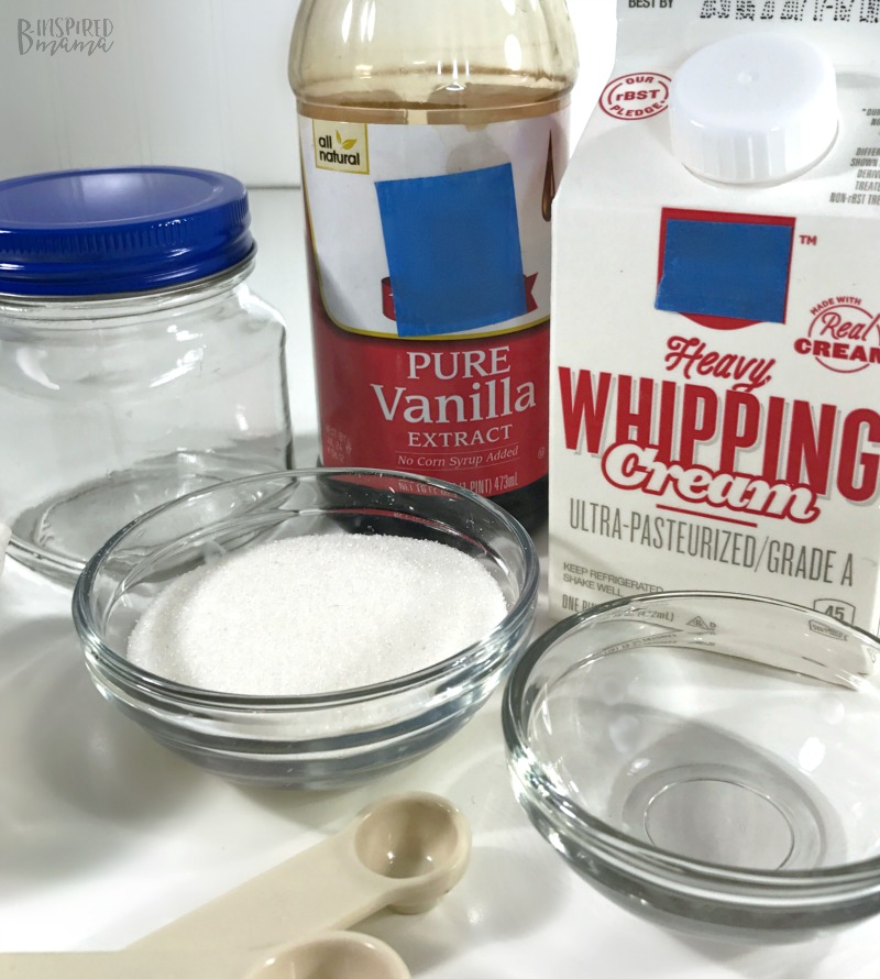 Kids Shaker Jar Whipped Cream Recipe