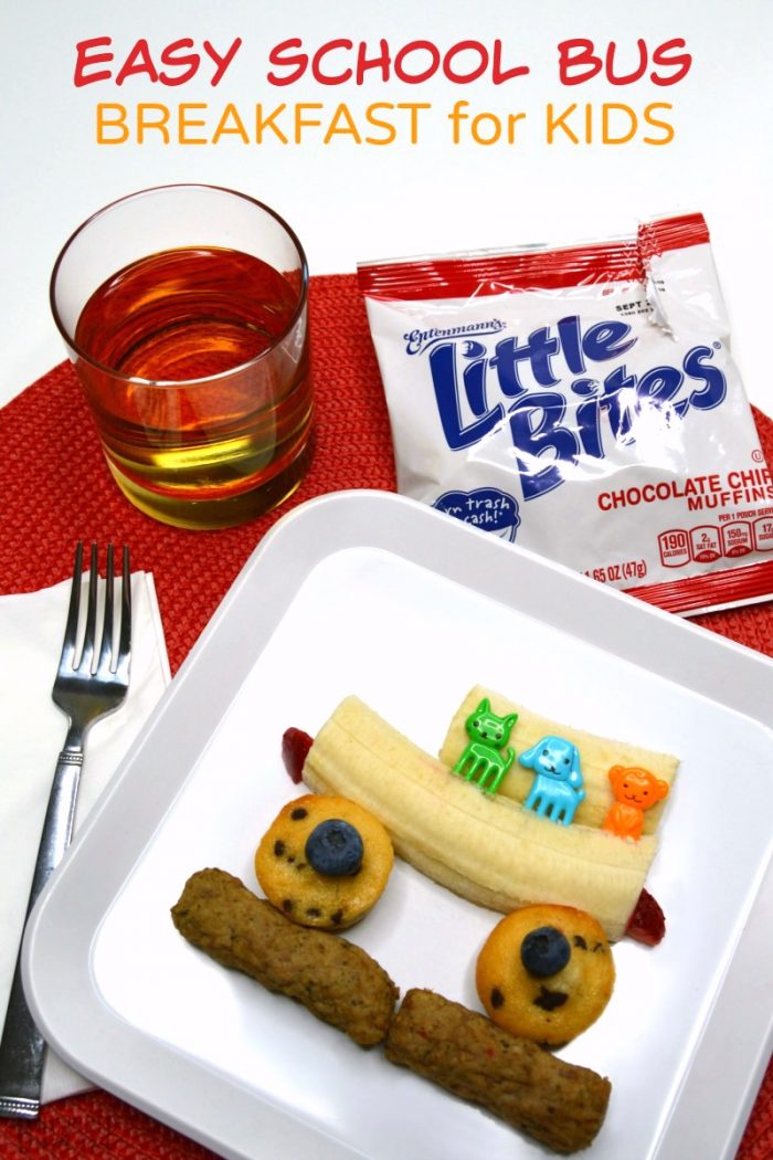 Seriously Cute and Easy Bus Themed Before School Breakfast your Kids will Love! - at B-Inspired Mama