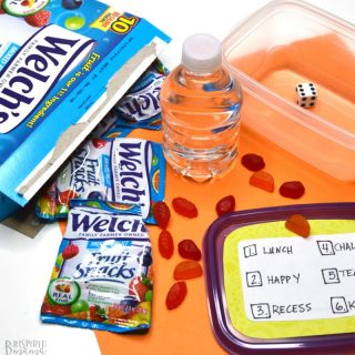 Fun and simple to make DIY Game for Better After School Conversations with Your Kids - Perfect for playing during snack time! - at B-Inspired Mama