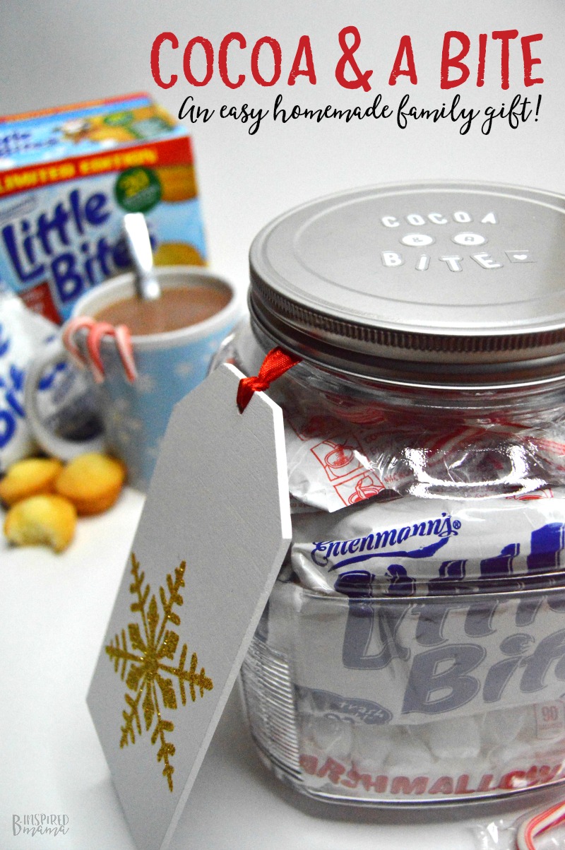 Cocoa and a Bite - A Hot Chocolate Jar Gift any Family will Love - B-Inspired Mama