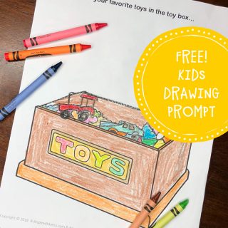 A FREE Kids Drawing Prompt Printable - Inspired by our visit to The Strong National Museum of Play
