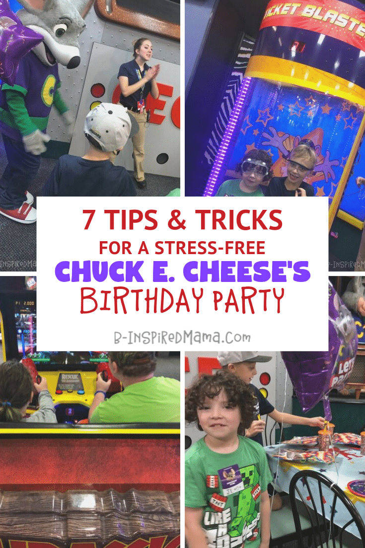 7 Tips and Tricks for an Easy Chuck E. Cheese Birthday Party