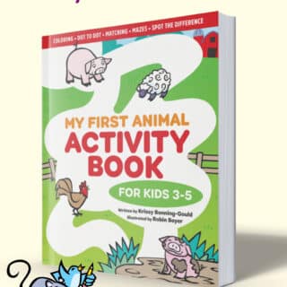 My First Animal Activity Book: For Kids 3-5