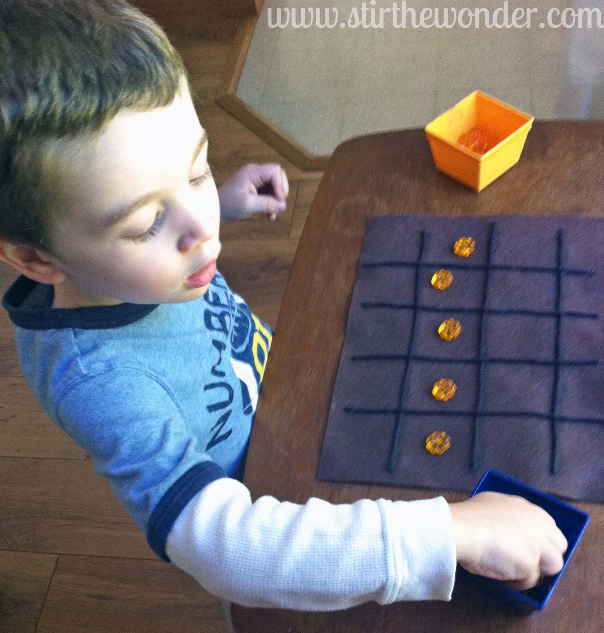 Pumpkin Grid Math Game