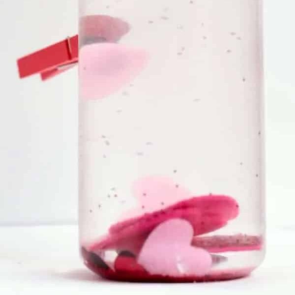 Magnetic Valentine Discovery Bottle